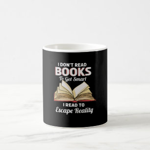 Bücherwurm liest Bücher, Bücher Kaffeetasse