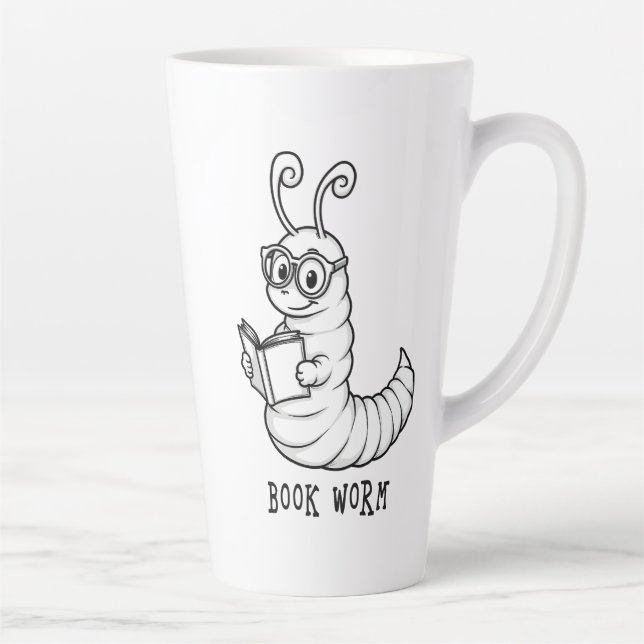 Bücherwurm Milchtasse (Rechts)