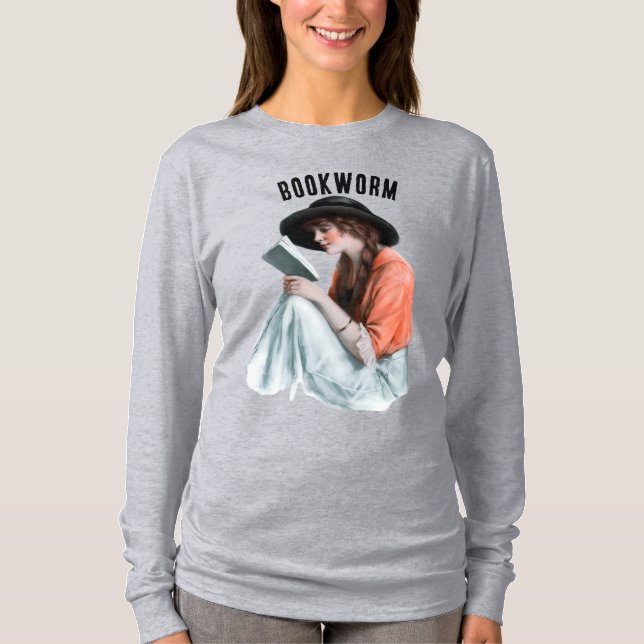 Bücherwurm, T-Shirt (Vorderseite)