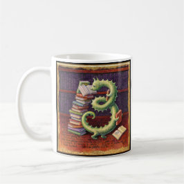 Bücherwurm-Tasse: Bibliophile Kaffeetasse