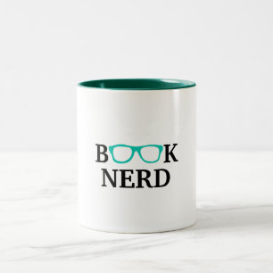Bücherwurm Zweifarbige Tasse