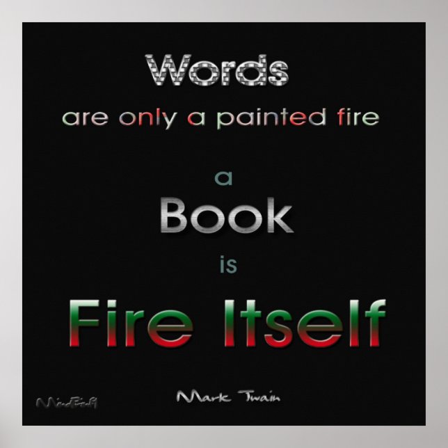 Buchfeuer Poster (Vorne)