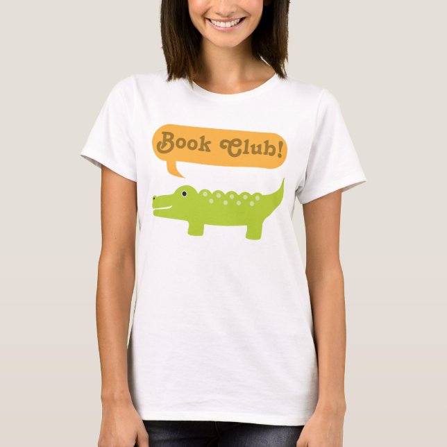 Buchgemeinschaft-Geschenk-Ideen-Alligator T-Shirt (Vorderseite)