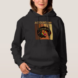 Buchhalter Afro American Women Black History Hoodie