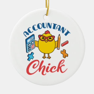 Buchhalter Buchhaltung CPA Abschluss Frauen Keramik Ornament
