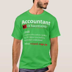 Buchhalter Definition 1 T-Shirt