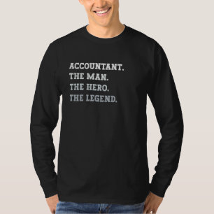 Buchhalter Der Mann Der Held Die Legende Buchhalte T-Shirt