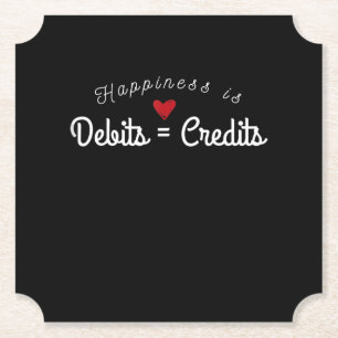 Buchhalter Funny Debians Equals Credits CPA Gesche Untersetzer
