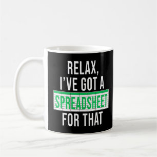 Buchhalter Funny Relax Ich habe eine Tabelle für d Kaffeetasse