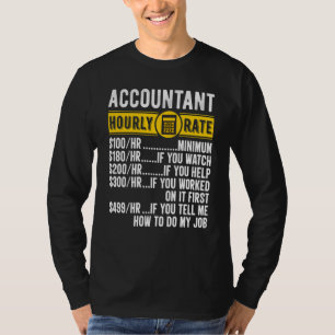 Buchhalter Geschenke schneiden Zahlen ist mein Car T-Shirt