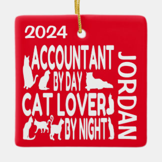 Buchhalter-Lieben Cats CUSTOM Keramikornament