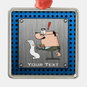 Buchhalter; Metallbürste Ornament Aus Metall