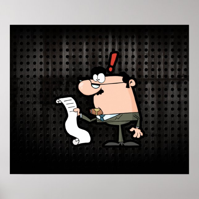 Buchhalter Poster (Vorne)