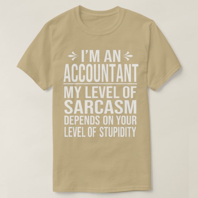 Buchhalter Sprichwort lustiges Geschenk für Buchha T-Shirt (Design vorne)