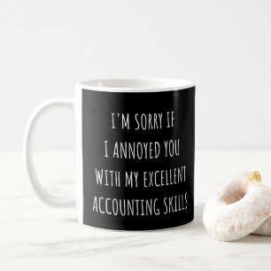 Buchhalter und Buchhaltung Lustiger Spruch Kaffeetasse