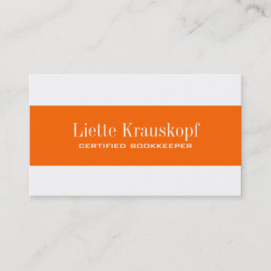 Buchhalter-Visitenkarten Visitenkarte