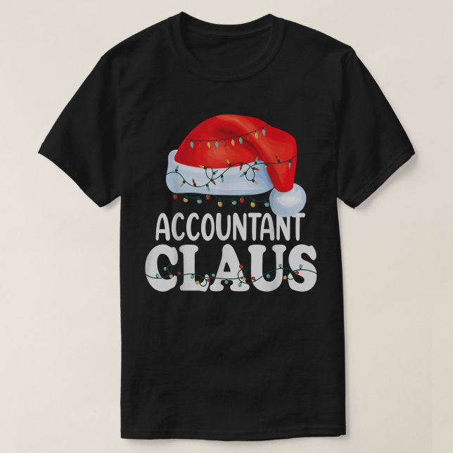Buchhalter Weihnachts Weihnachts-Weihnachtsfunny M T-Shirt (Design vorne)