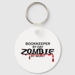 Buchhalter-Zombie Schlüsselanhänger