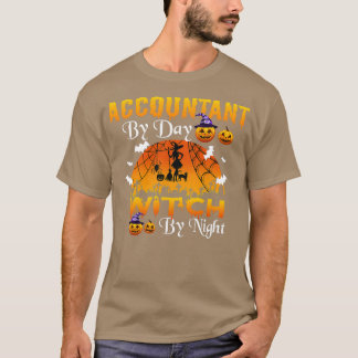 Buchhalterin bei Day Hexe by Night-Buchhalterin Ha T-Shirt