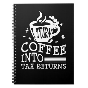 Buchhalterin Coffee CPA Buchhalter Spaß Buchhaltu Notizblock