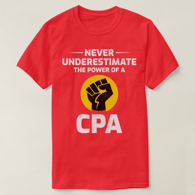 Buchhaltungs-Cpa Student Funny Geschenk T-Shirt (Design vorne)