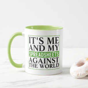 Buchhaltungs-Tabelle Lustiger Spruch Kaffee Tasse