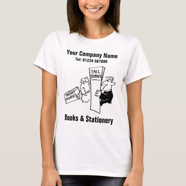 Buchhändler & Schreibwarenhändler Bücher und Schre T-Shirt (Vorderseite)