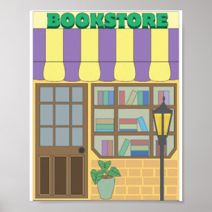 Buchhandlung Poster