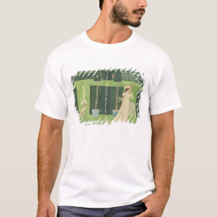 Buchhülleentwurf für 'eine Blumenphantasie in T-Shirt