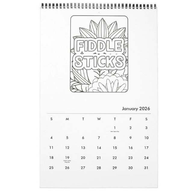 Buchkalender für inspirierende Redewendungen Kalender (Jan 2026)