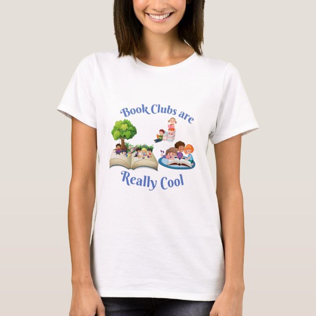 Buchklubs sind wirklich Cool T-Shirt (Vorderseite)