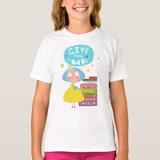 Buchlesen T-Shirt (Vorderseite)