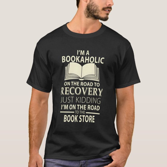 Buchleser Ich bin ein Buchmacher auf dem Weg zur E T-Shirt (Vorderseite)