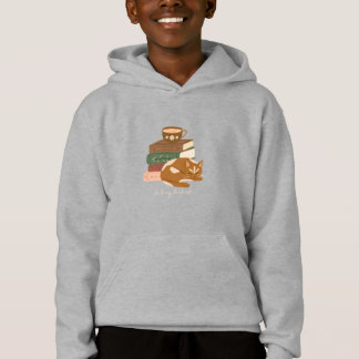 Buchliebende Katze Hoodie