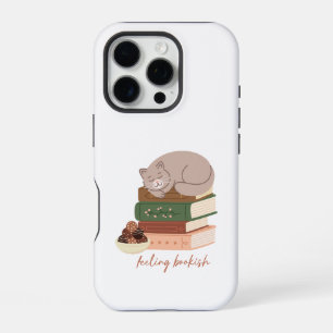 Buchliebende Katze iPhone 16 Pro Hülle