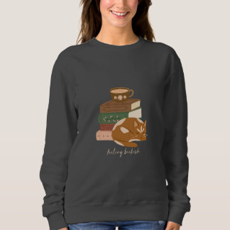 Buchliebende Katze Sweatshirt