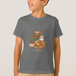 Buchliebende Katze T-Shirt