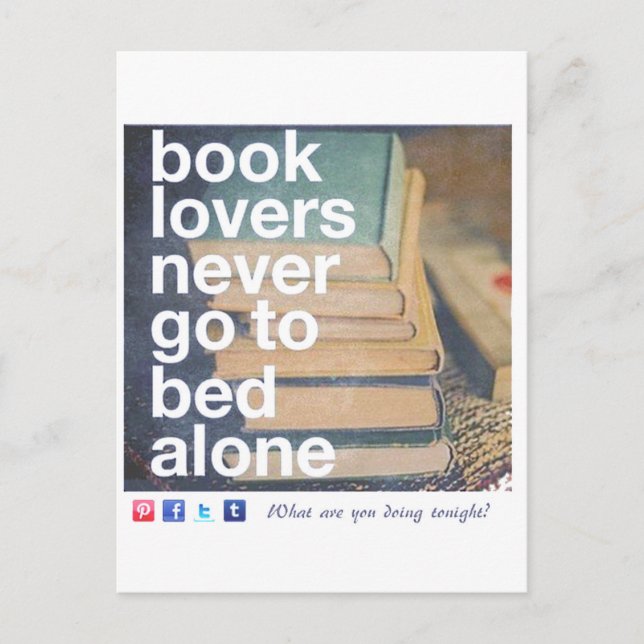 Buchliebhaber: Amantes de Livros Postkarte (Vorderseite)