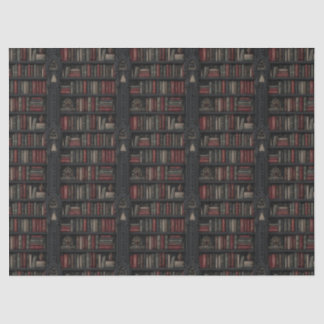 Buchliebhaber Dark Academia Tissue-Papier Seidenpapier