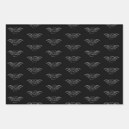 Buchliebhaber-Drachen-Weihnachts-Geschenkpapier Ge Geschenkpapier Set