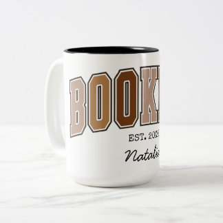Buchliebhaber Est. 20XX Zweifarbige Tasse