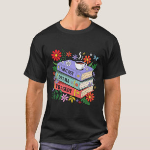 Buchliebhaber Fantasy Drama Tragödie Subtil 8647 T T-Shirt