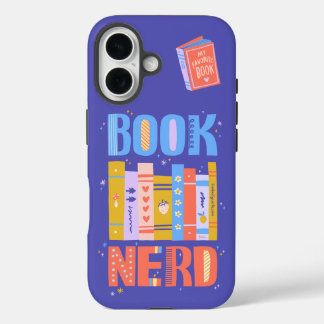 Buchliebhaber-Handyhülle – Farbdesign für Bücherwü iPhone 16 Hülle