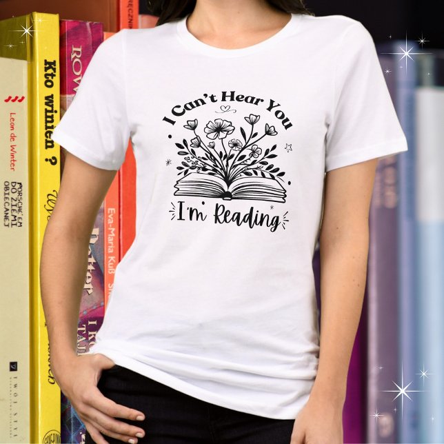 Buchliebhaber, ich kann dich nicht hören, dass ich Tri-Blend shirt (Available in multiple apparel styles, colors and sizes. )