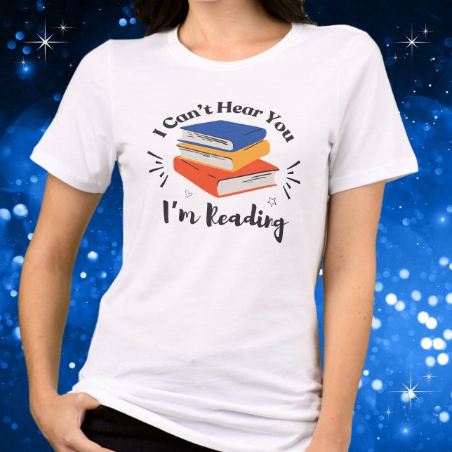Buchliebhaber, ich kann dich nicht hören, ich lese Tri-Blend shirt (Available in multiple styles of apparel, colors and sizes. )