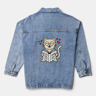 Buchliebhaber Jeansjacke