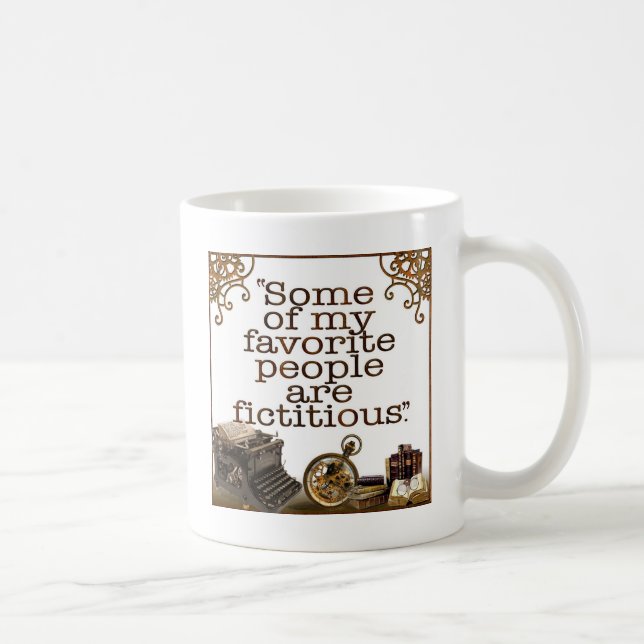 Buchliebhaber Mug / Schriftsteller und Autoren Kaffeetasse (Rechts)