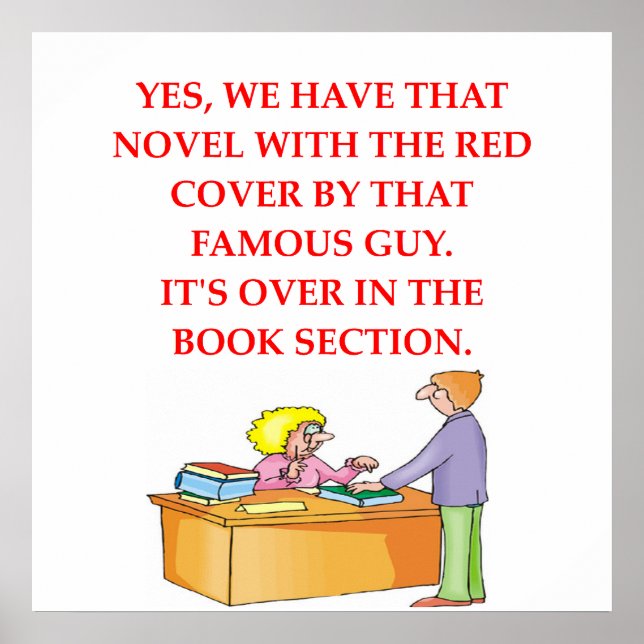 Buchliebhaber Poster (Vorne)