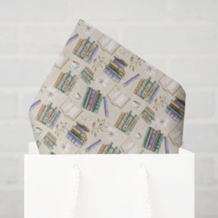 Buchliebhaber Seidenpapier in Creme