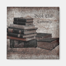 Buchliebhaber Vintager Buchclub Magnet